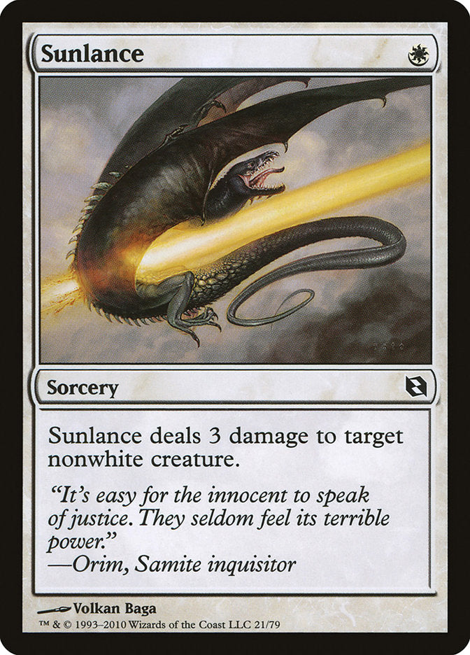 Sunlance [Duel Decks: Elspeth vs. Tezzeret] - Magic: The Gathering - Card Brawlers | Quebec | Canada |