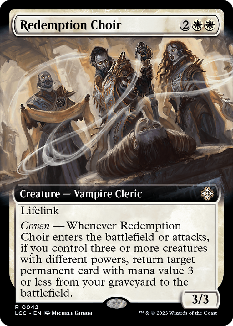 Redemption Choir (Extended Art) [The Lost Caverns of Ixalan Commander] - Magic: The Gathering - Card Brawlers | Quebec | Canada |