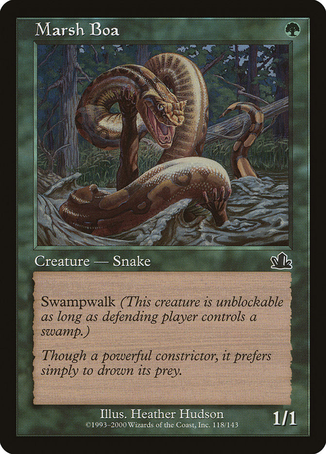 Marsh Boa [Prophecy] - Magic: The Gathering - Card Brawlers | Quebec | Canada |