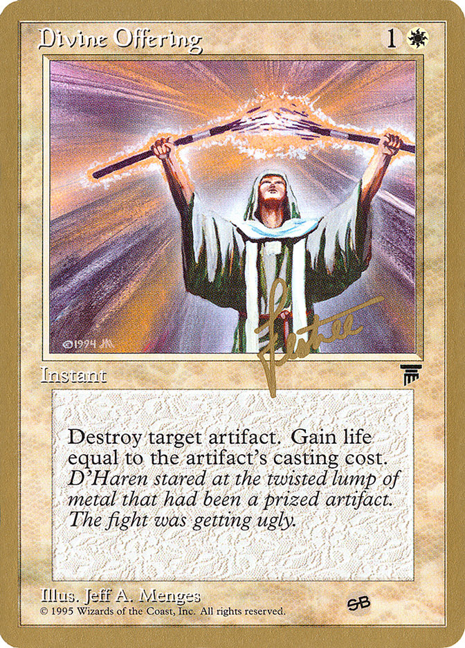 Divine Offering (Bertrand Lestree) (SB) [Pro Tour Collector Set] - Magic: The Gathering - Card Brawlers | Quebec | Canada |