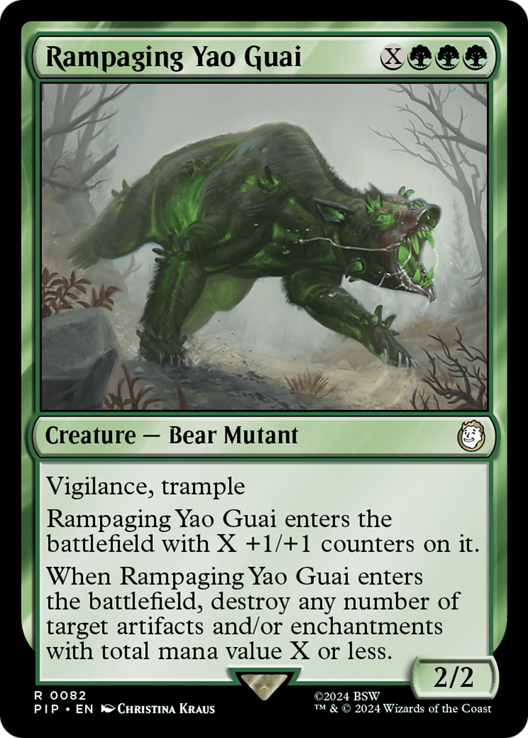 Rampaging Yao Guai [Fallout] - Magic: The Gathering - Card Brawlers | Quebec | Canada |