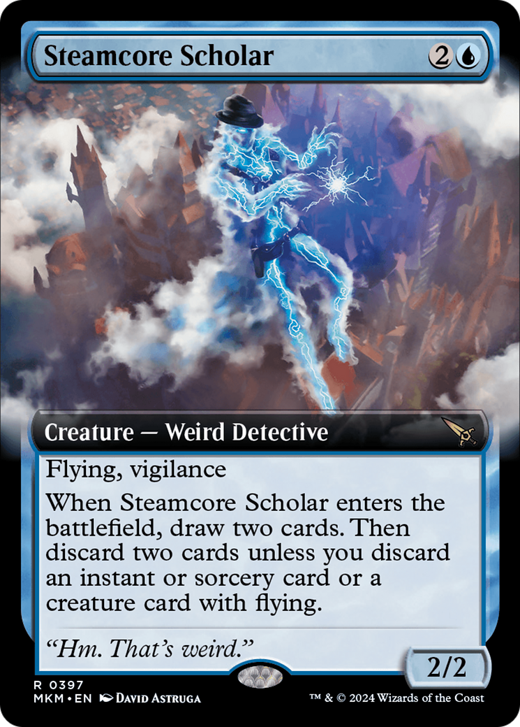 Steamcore Scholar (Extended Art) [Murders at Karlov Manor] - Magic: The Gathering - Card Brawlers | Quebec | Canada |