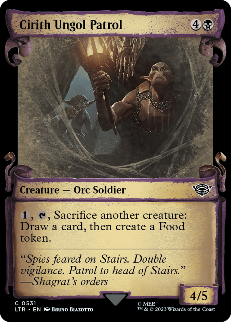 Cirith Ungol Patrol [The Lord of the Rings: Tales of Middle-Earth Showcase Scrolls] - Magic: The Gathering - Card Brawlers | Quebec | Canada |