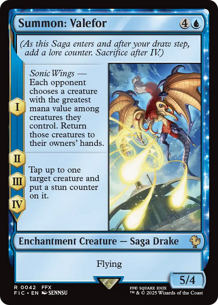 Summon: Valefor [FINAL FANTASY Commander] - Magic: The Gathering - Card Brawlers | Quebec | Canada |