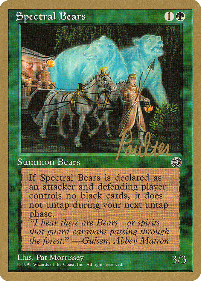 Spectral Bears (Preston Poulter) [Pro Tour Collector Set] - Magic: The Gathering - Card Brawlers | Quebec | Canada |