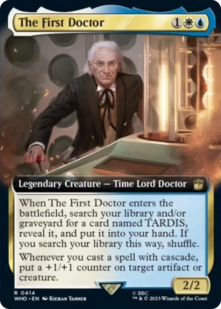 The First Doctor (Extended Art) [Doctor Who] - Magic: The Gathering - Card Brawlers | Quebec | Canada |