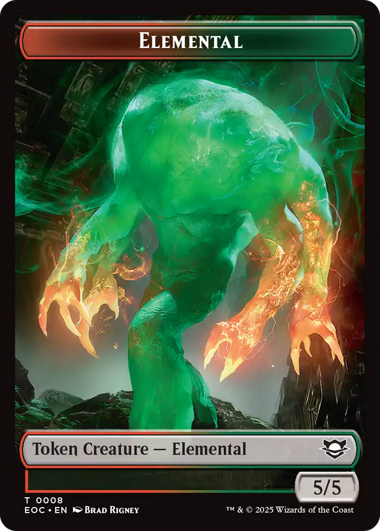 Insect // Elemental (0008) Double-Sided Token [Edge of Eternities Commander Tokens] - Magic: The Gathering - Card Brawlers | Quebec | Canada |