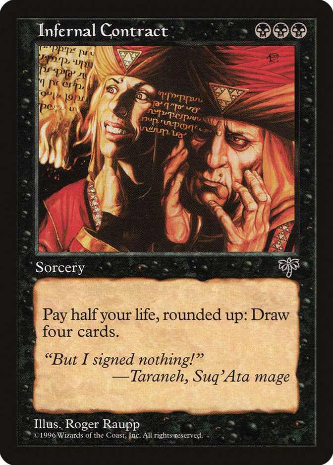 Infernal Contract [Mirage] - Magic: The Gathering - Card Brawlers | Quebec | Canada |