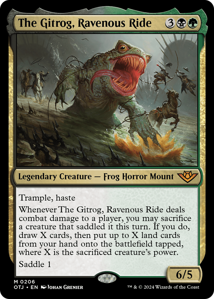 The Gitrog, Ravenous Ride [Outlaws of Thunder Junction] - Magic: The Gathering - Card Brawlers | Quebec | Canada |