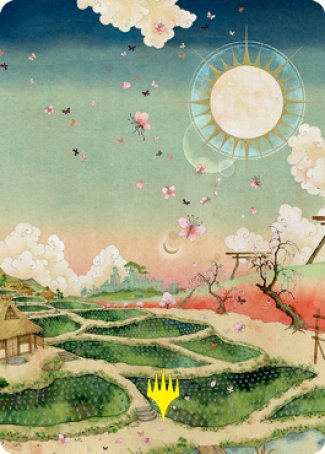Plains 1 Art Card (Gold-Stamped Signature) [Kamigawa: Neon Dynasty Art Series] - Magic: The Gathering - Card Brawlers | Quebec | Canada |