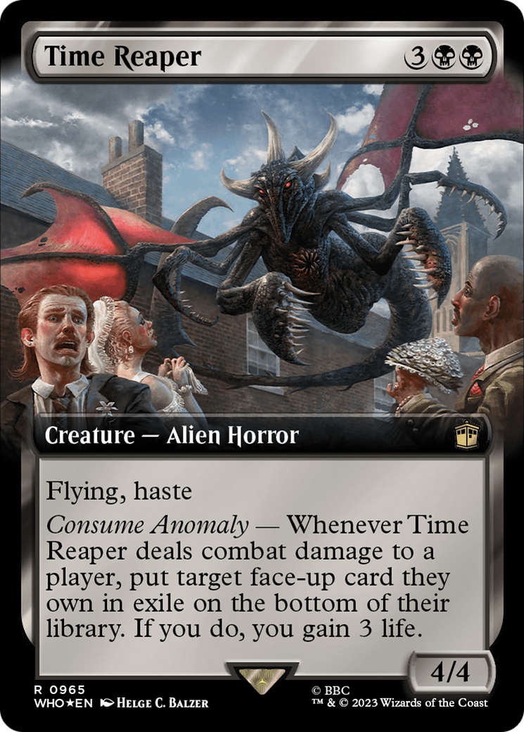 Time Reaper (Extended Art) (Surge Foil) [Doctor Who] - Magic: The Gathering - Card Brawlers | Quebec | Canada |