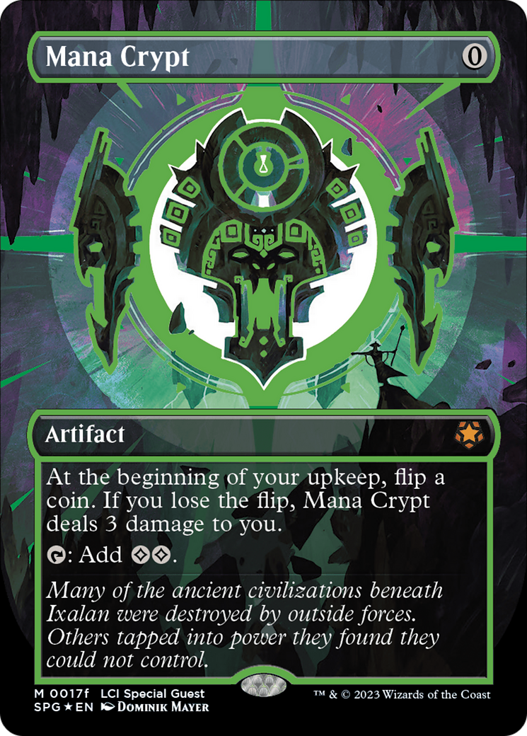 Mana Crypt (0017f) (Borderless) [The Lost Caverns of Ixalan Special Guests] - Magic: The Gathering - Card Brawlers | Quebec | Canada |