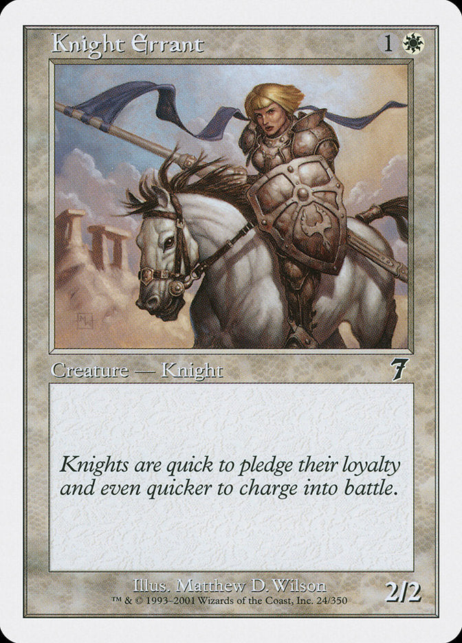 Knight Errant [Seventh Edition] - Magic: The Gathering - Card Brawlers | Quebec | Canada |