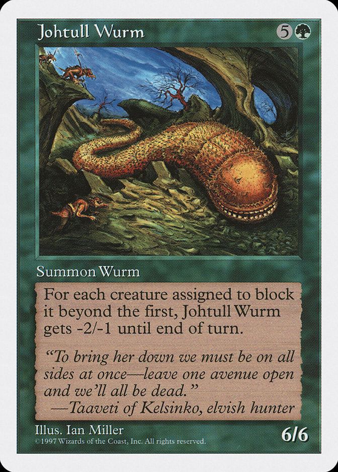 Johtull Wurm [Fifth Edition] - Magic: The Gathering - Card Brawlers | Quebec | Canada |
