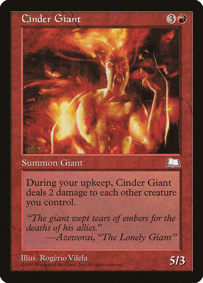 Cinder Giant [Weatherlight] - Magic: The Gathering - Card Brawlers | Quebec | Canada |