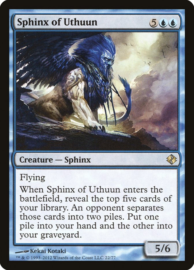 Sphinx of Uthuun [Duel Decks: Venser vs. Koth] - Magic: The Gathering - Card Brawlers | Quebec | Canada |