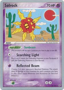 Solrock (47/107) (Suns & Moons - Miska Saari) [World Championships 2006] - Pokémon - Card Brawlers | Quebec | Canada |