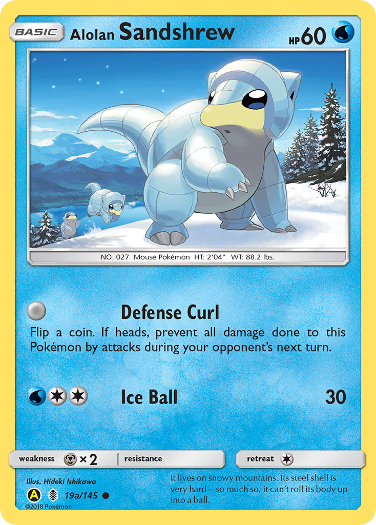 Alolan Sandshrew (19a/145) [Alternate Art Promos] - Pokémon - Card Brawlers | Quebec | Canada |