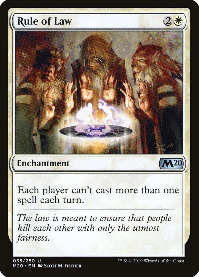 Rule of Law [Core Set 2020] - Magic: The Gathering - Card Brawlers | Quebec | Canada |