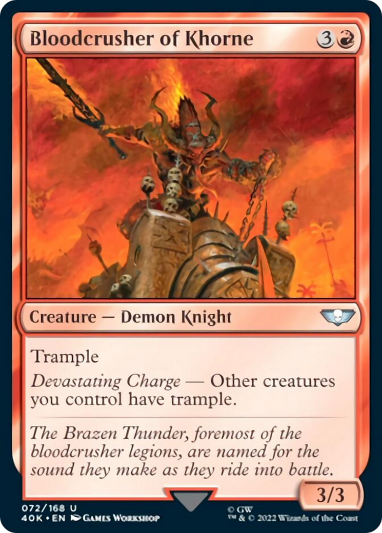 Bloodcrusher of Khorne [Warhammer 40,000] - Magic: The Gathering - Card Brawlers | Quebec | Canada |