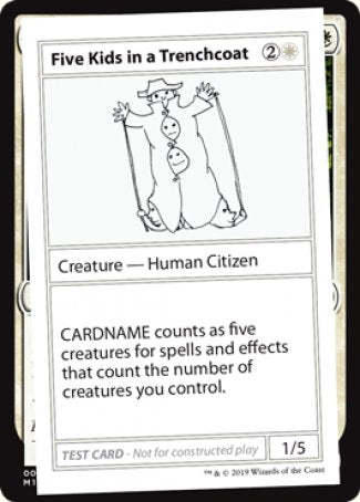 Five Kids in a Trenchcoat (2021 Edition) [Mystery Booster Playtest Cards] - Magic: The Gathering - Card Brawlers | Quebec | Canada |