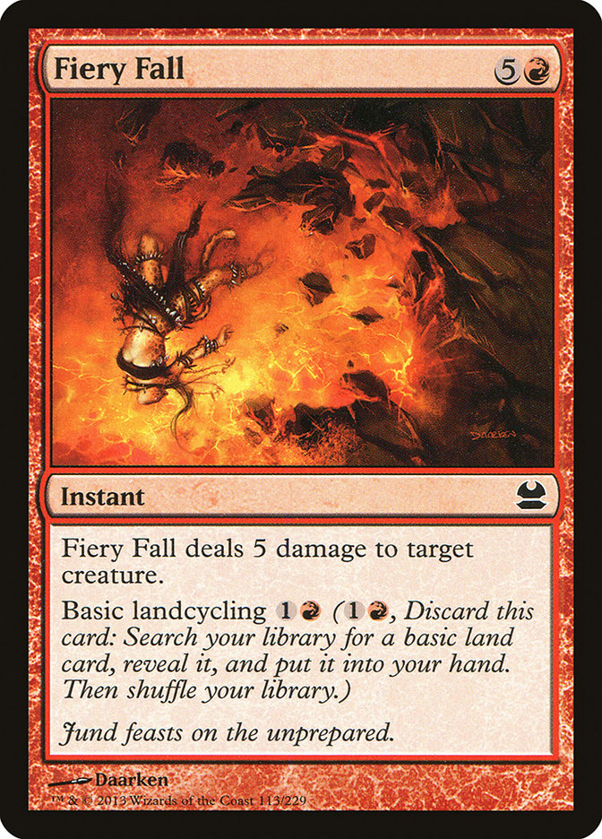 Fiery Fall [Modern Masters] - Magic: The Gathering - Card Brawlers | Quebec | Canada |