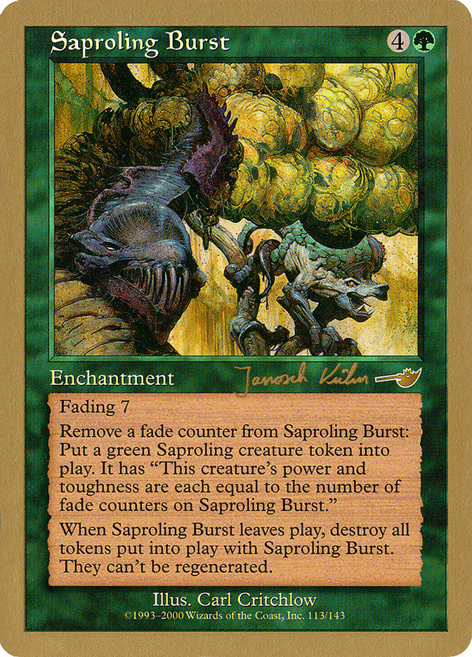 Saproling Burst (Janosch Kuhn) [World Championship Decks 2000] - Magic: The Gathering - Card Brawlers | Quebec | Canada |