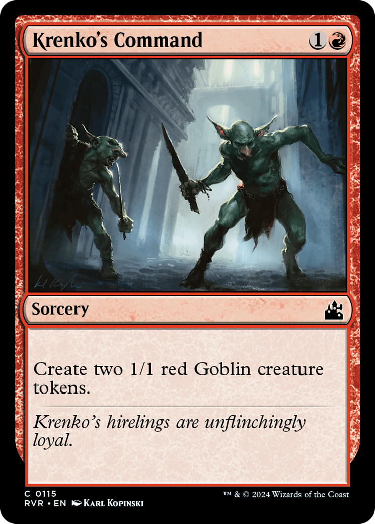 Krenko's Command [Ravnica Remastered] - Magic: The Gathering - Card Brawlers | Quebec | Canada |