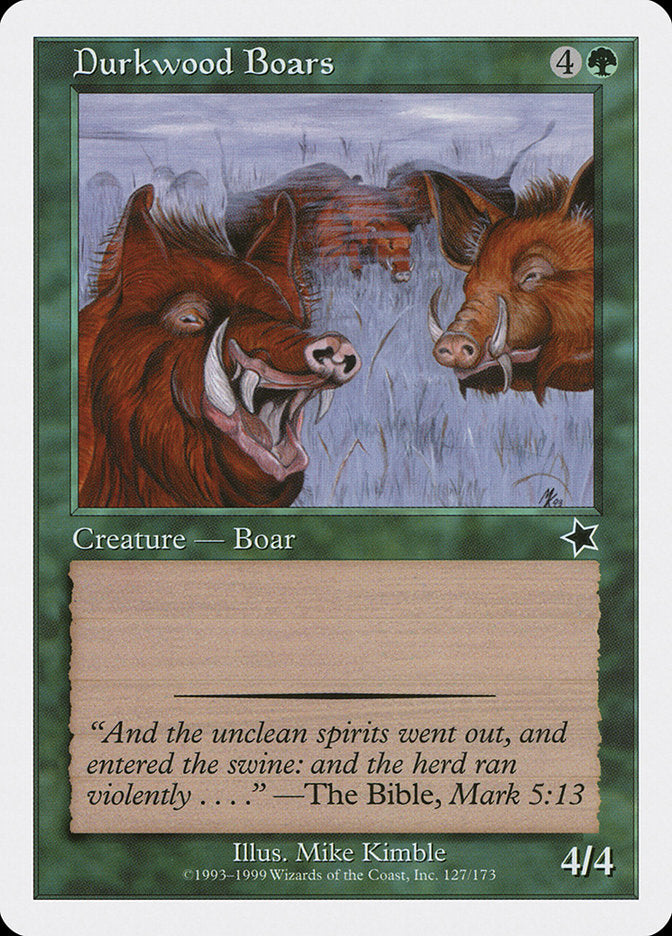 Durkwood Boars [Starter 1999] - Magic: The Gathering - Card Brawlers | Quebec | Canada |