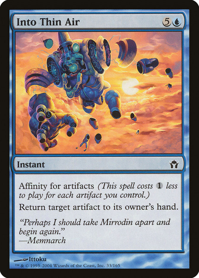 Into Thin Air [Fifth Dawn] - Magic: The Gathering - Card Brawlers | Quebec | Canada |
