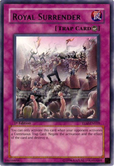 Royal Surrender [TLM-EN059] Rare - Yu-Gi-Oh! - Card Brawlers | Quebec | Canada |