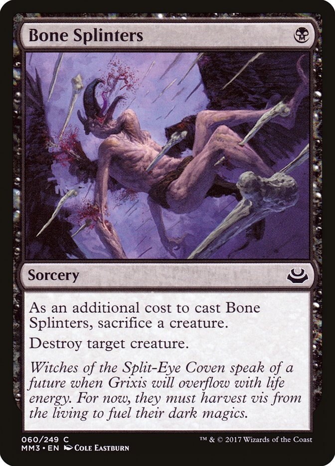 Bone Splinters [Modern Masters 2017] - Magic: The Gathering - Card Brawlers | Quebec | Canada |