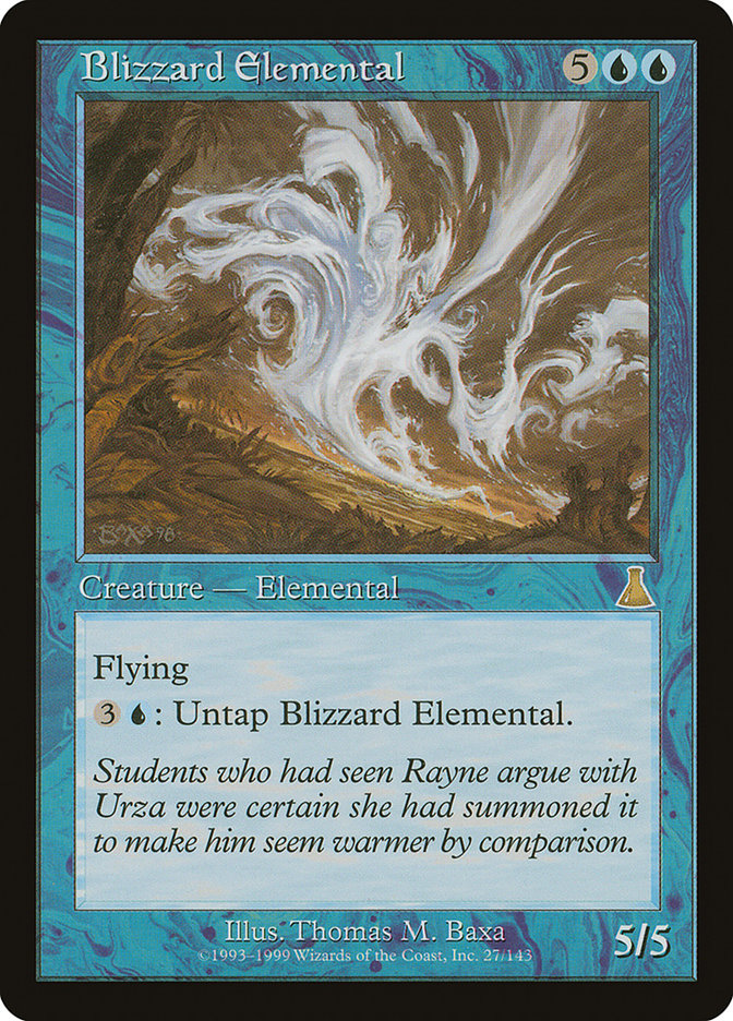 Blizzard Elemental [Urza's Destiny] - Magic: The Gathering - Card Brawlers | Quebec | Canada |