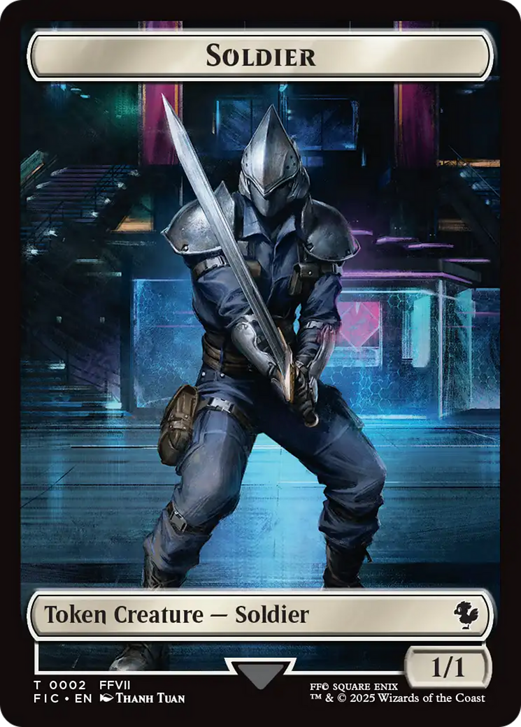 Soldier // Rebel Double-Sided Token [FINAL FANTASY Commander Tokens] - Magic: The Gathering - Card Brawlers | Quebec | Canada |