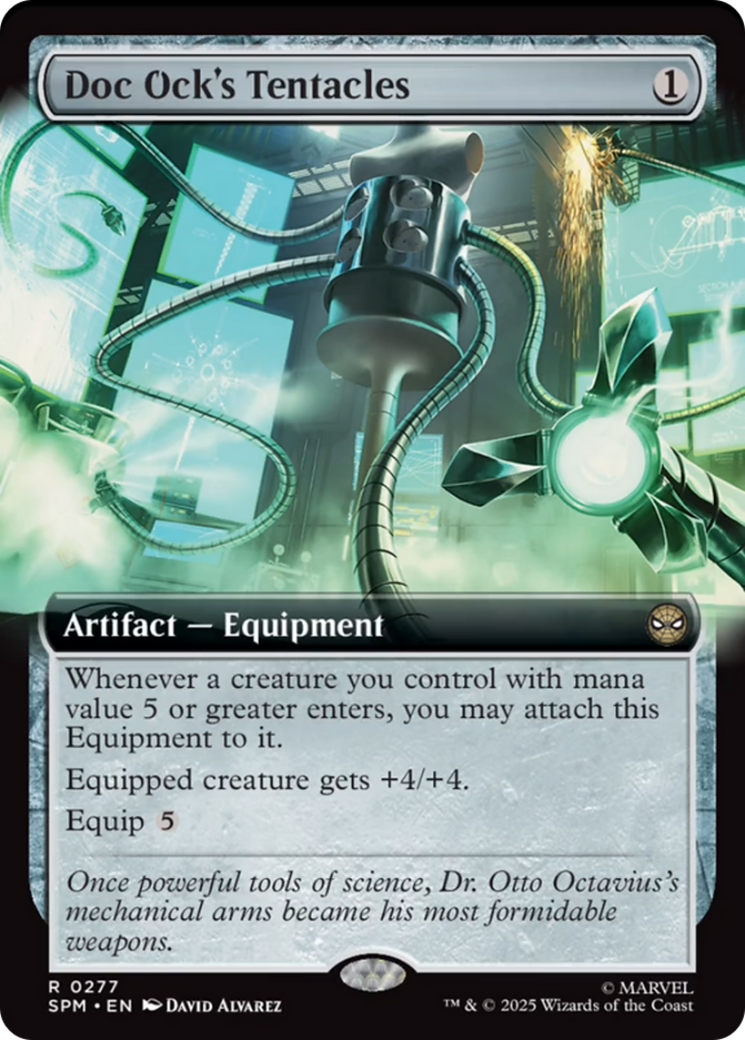 Doc Ock's Tentacles (Extended Art) [Marvel's Spider-Man] - Magic: The Gathering - Card Brawlers | Quebec | Canada |