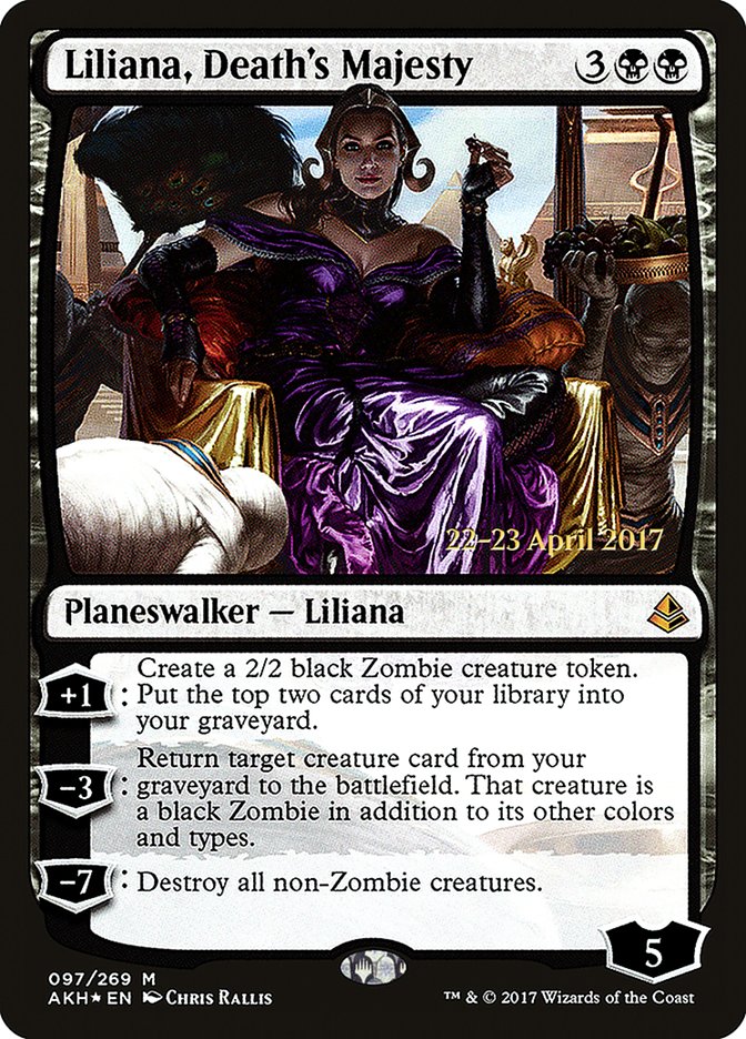 Liliana, Death's Majesty [Amonkhet Prerelease Promos] - Magic: The Gathering - Card Brawlers | Quebec | Canada |