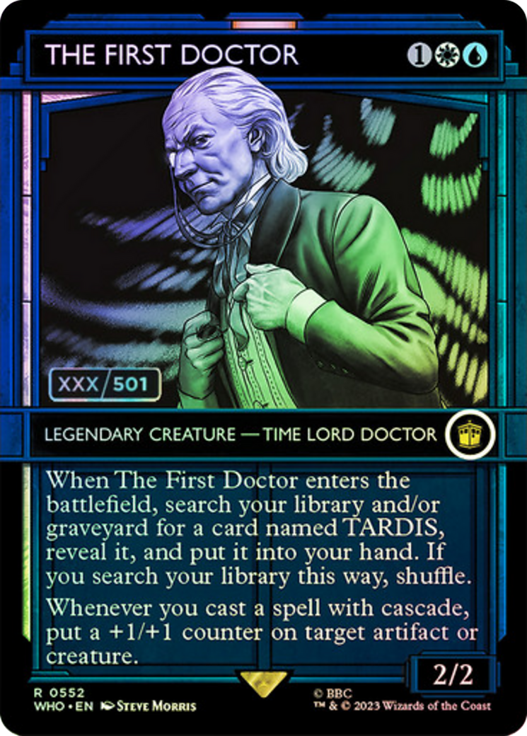 The First Doctor (Serial Numbered) [Doctor Who] - Magic: The Gathering - Card Brawlers | Quebec | Canada |