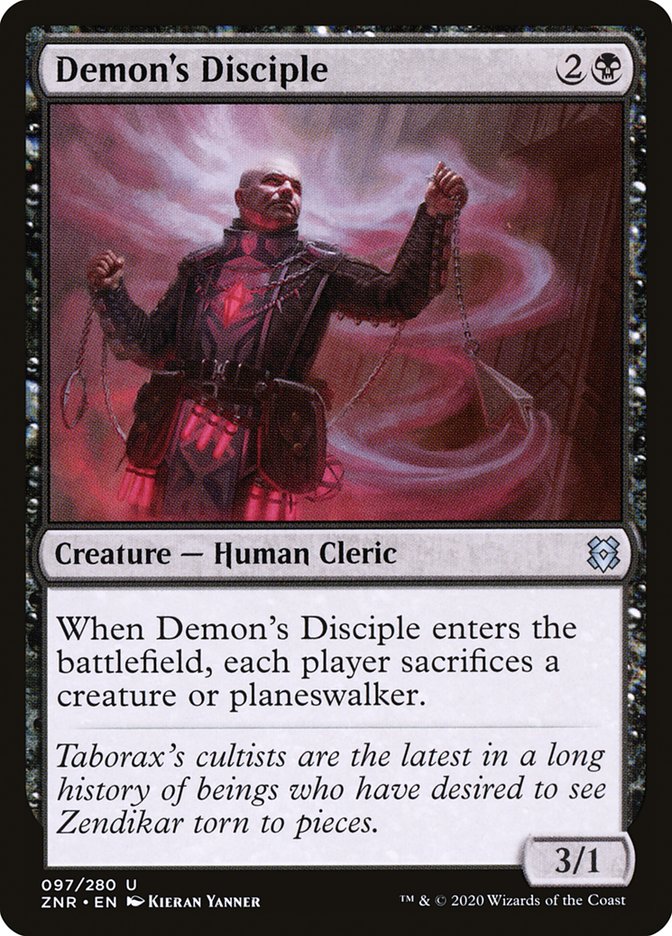 Demon's Disciple [Zendikar Rising] - Magic: The Gathering - Card Brawlers | Quebec | Canada |