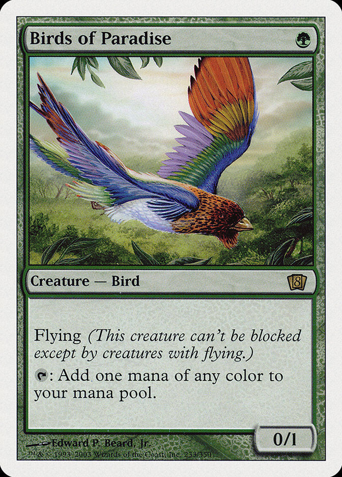 Birds of Paradise [Eighth Edition] - Magic: The Gathering - Card Brawlers | Quebec | Canada |