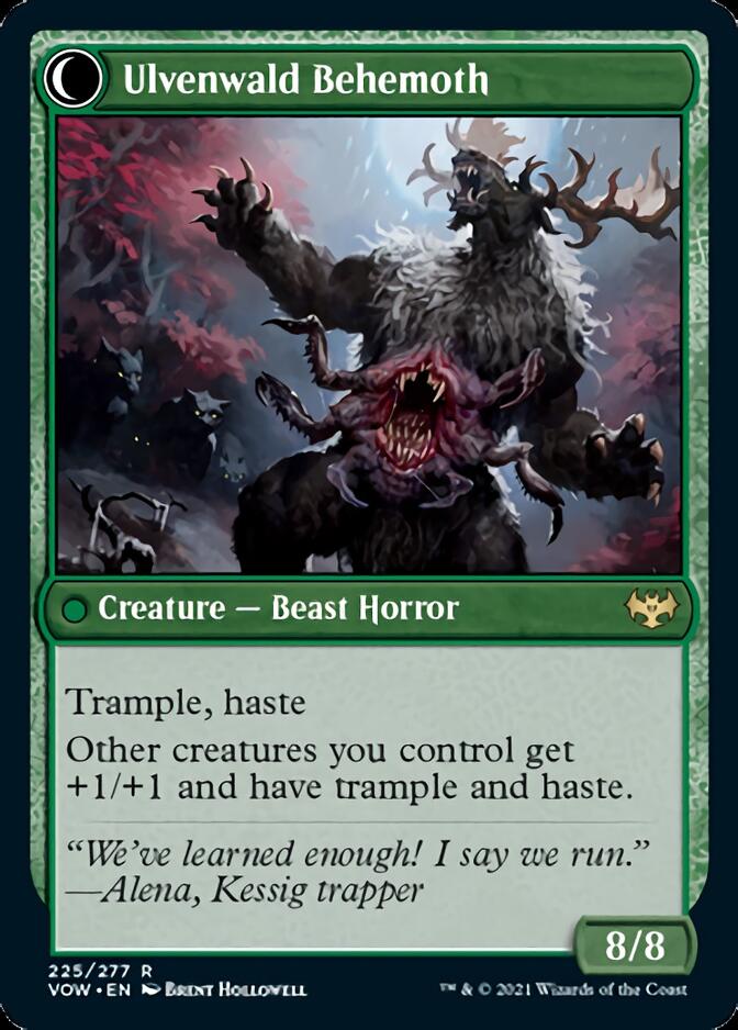Ulvenwald Oddity // Ulvenwald Behemoth [Innistrad: Crimson Vow] - Magic: The Gathering - Card Brawlers | Quebec | Canada |