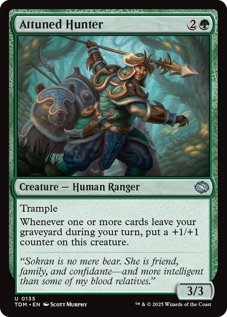 Attuned Hunter [Tarkir: Dragonstorm] - Magic: The Gathering - Card Brawlers | Quebec | Canada |