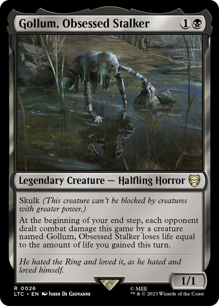 Gollum, Obsessed Stalker [The Lord of the Rings: Tales of Middle-Earth Commander] - Magic: The Gathering - Card Brawlers | Quebec | Canada |
