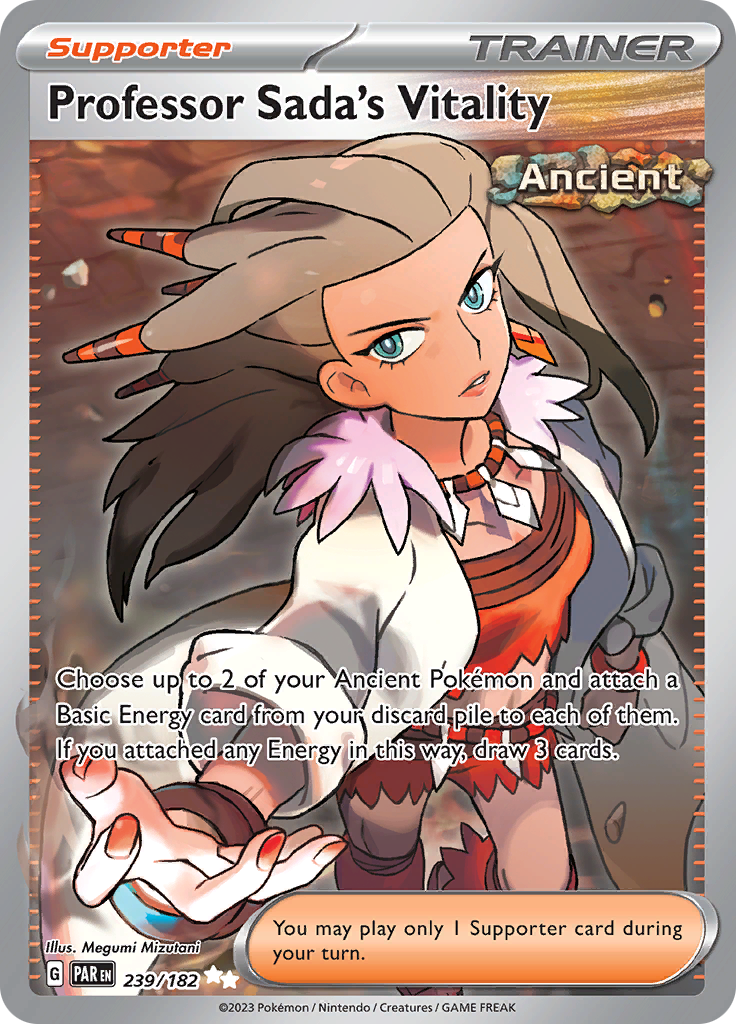 Professor Sada's Vitality (239/182) [Scarlet & Violet: Paradox Rift] - Pokémon - Card Brawlers | Quebec | Canada |