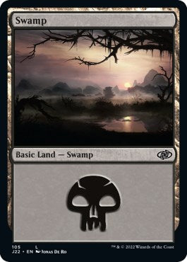 Swamp (105) [Jumpstart 2022] - Magic: The Gathering - Card Brawlers | Quebec | Canada |