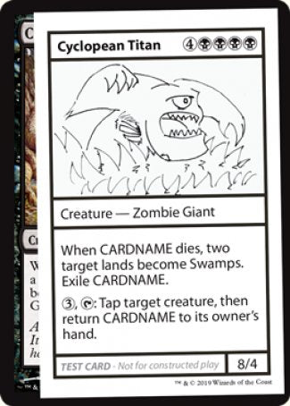 Cyclopean Titan (2021 Edition) [Mystery Booster Playtest Cards] - Magic: The Gathering - Card Brawlers | Quebec | Canada |
