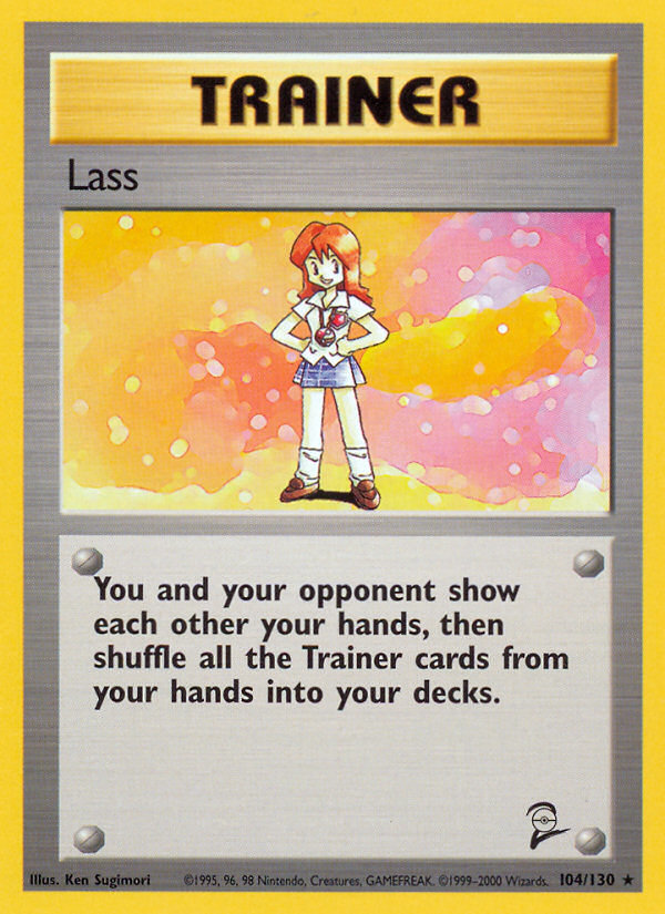 Lass (104/130) [Base Set 2] - Pokémon - Card Brawlers | Quebec | Canada |