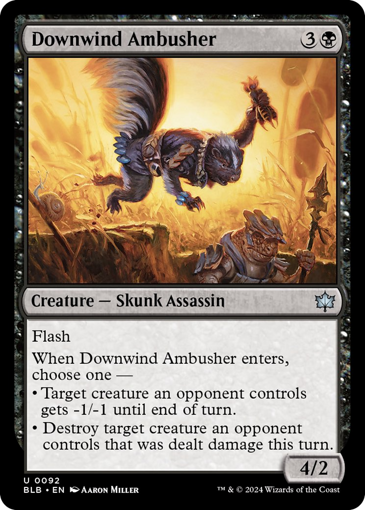 Downwind Ambusher [Bloomburrow] - Magic: The Gathering - Card Brawlers | Quebec | Canada |
