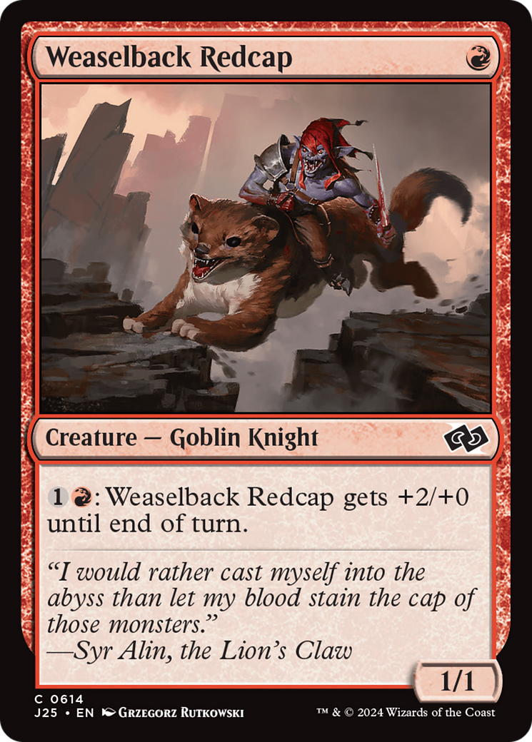 Weaselback Redcap [Foundations Jumpstart] - Magic: The Gathering - Card Brawlers | Quebec | Canada |