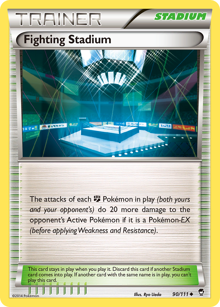 Fighting Stadium (90/111) [XY: Furious Fists] - Pokémon - Card Brawlers | Quebec | Canada |
