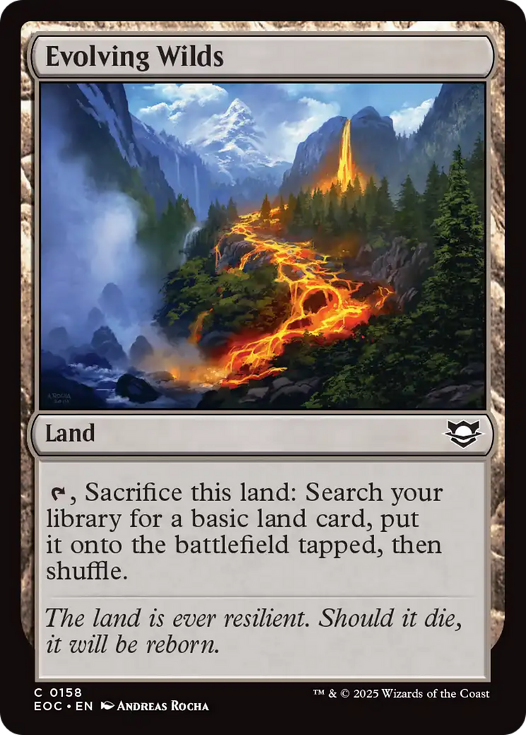 Evolving Wilds [Edge of Eternities Commander] - Magic: The Gathering - Card Brawlers | Quebec | Canada |